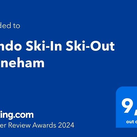 Condo Ski-In Ski-Out Stoneham Esterno foto