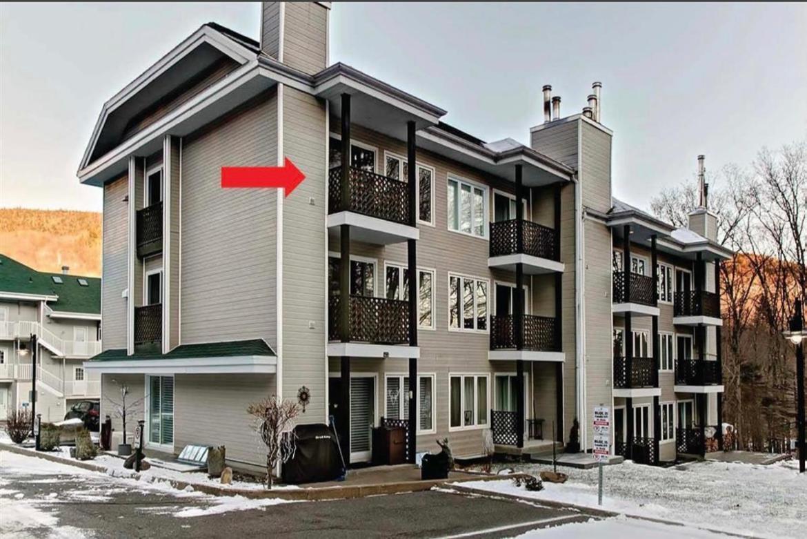 Condo Ski-In Ski-Out Stoneham Esterno foto
